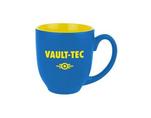 Фото №1 - Чашка Gaya Fallout - Vault-Tec Blue/Yellow