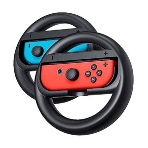 Игра Mario Kart 8 Deluxe & Two Official Joy-Con Steering Wheels