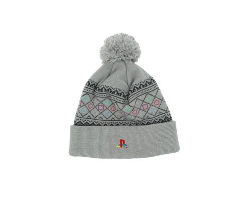 Фото №1 - Шапка серая Official PlayStation 1 Beanie Winter Hat