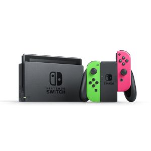 Портативная игровая консоль Nintendo Switch Neon Green Pink (Оновлена версія) Б.У.