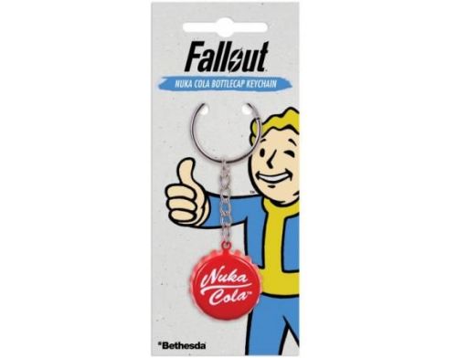 Фото №1 - Брелок Gaya Fallout Keychain - Nuka Cola Bottlecap