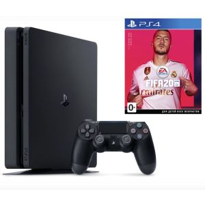 Sony PlayStation 4 SLIM 500GB + FIFA 20 (Гарантия 18 месяцев)