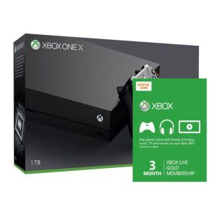 Xbox ONE X 1TB + Microsoft Xbox Live Gold 3 мес EU/RU/USA (Гарантия 18 месяцев)