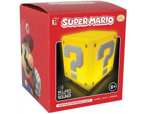 Фото №1 - Светильник Paladone Super Mario: Mini Question Block Light