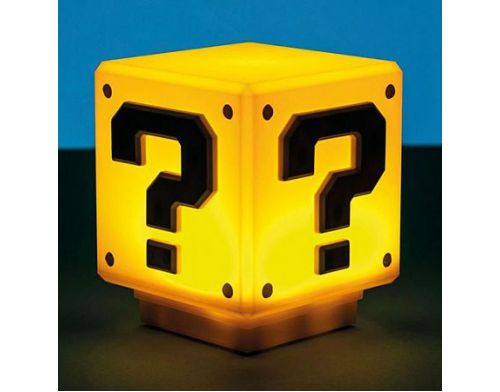 Фото №5 - Светильник Paladone Super Mario: Mini Question Block Light