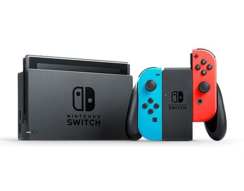 Фото №2 - Nintendo Switch Neon blue/red - Обновлённая версия + The Legend of Zelda: Link's Awakening (Гарантия 18 месяцев)