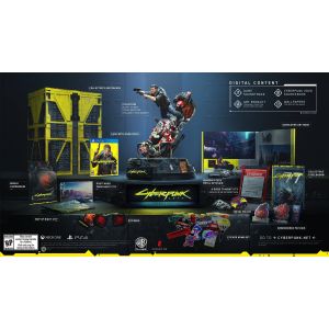 Игра Cyberpunk 2077 Коллекционное издание для PS4 русская версия (Не полный комплект, уценка)