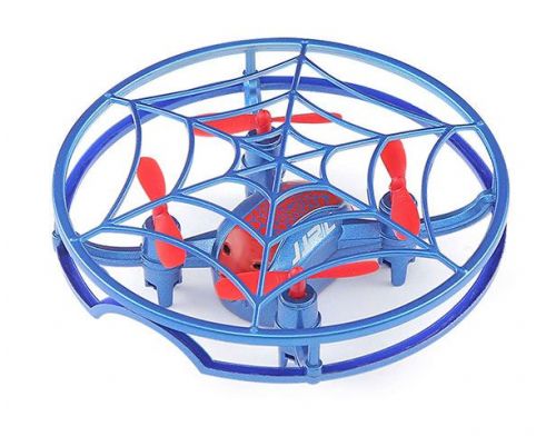 Фото №1 - Квадрокоптер JJRC H64 Spiderman в клетке (голубой)