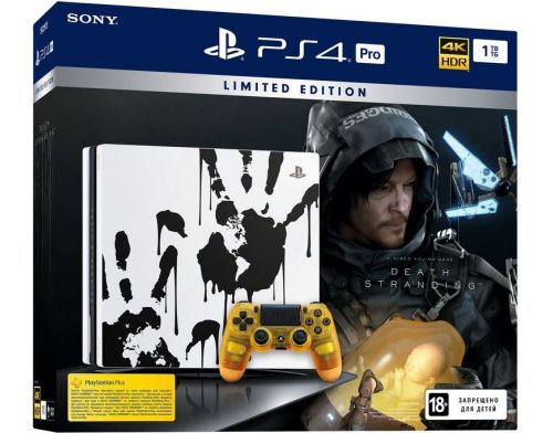 Фото №1 - Sony PlayStation 4 PRO 1Tb Death Stranding Limited Edition (Гарантия 18 месяцев)