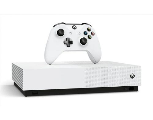 Фото №4 - Microsoft Xbox One S 1Tb White All-Digital Edition + Доп. джойстик (Гарантия 18 месяцев)