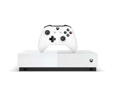 Фото №2 - Microsoft Xbox One S 1Tb White All-Digital Edition + Доп. джойстик (Гарантия 18 месяцев)