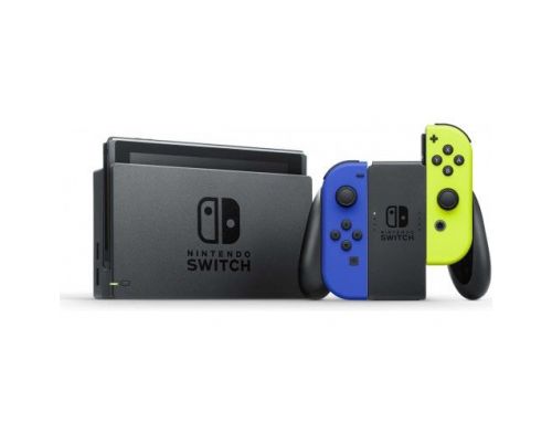 Фото №4 - Nintendo Switch Blue/Yellow - Обновлённая версия (Гарантия 18 месяцев)