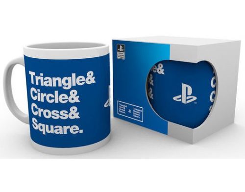 Фото №2 - Чашка GB eye Playstation - Circle Square Cross Triangle