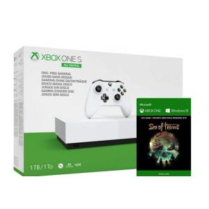 Xbox One S 1Tb White All-Digital Edition + Sea of Thieves (Гарантия 18 месяцев)