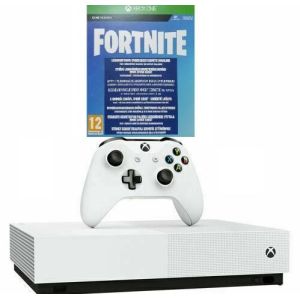 Xbox One S 1Tb White All-Digital Edition + Fortnite Xbox (Гарантия 18 месяцев)