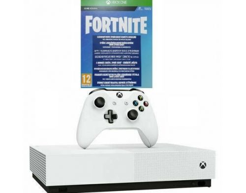 Фото №2 - Xbox One S 1Tb White All-Digital Edition + Fortnite Xbox (Гарантия 18 месяцев)