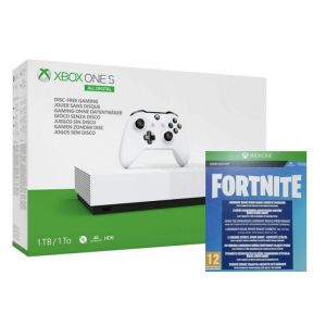 Xbox One S 1Tb White All-Digital Edition + Fortnite Xbox (Гарантия 18 месяцев)