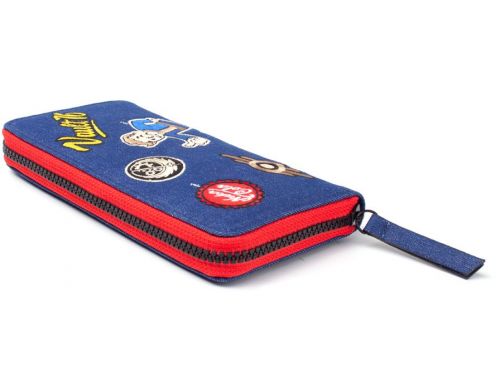 Фото №2 - Кошелек Difuzed Fallout - Vault 76 Denim Zip Around Wallet With Patches
