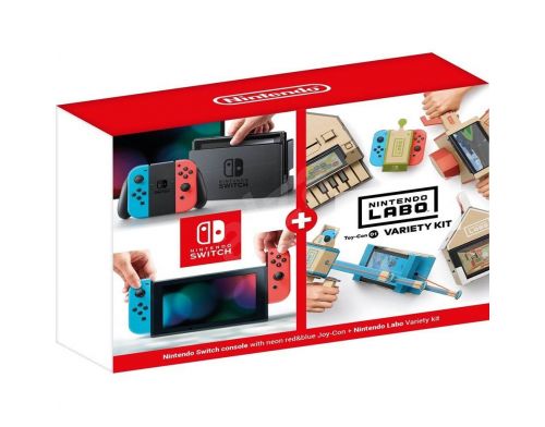 Фото №1 - Nintendo Switch (Red/Blue) + Variety Kit (Обновлённая версия)