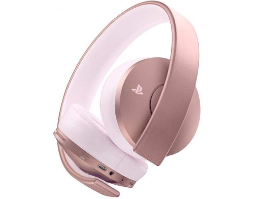 Фото №3 - Беспроводная гарнитура Sony Wireless Headset New Gold (Rose Gold) PS4