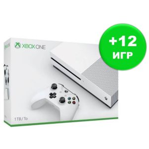 Microsoft Xbox One S 1Tb + 12 игр