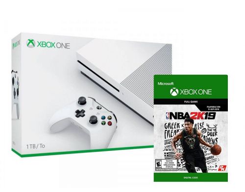 Фото №1 - Xbox ONE S 1TB + ваучер на скачивание NBA 2K19 (Гарантия 18 месяцев)