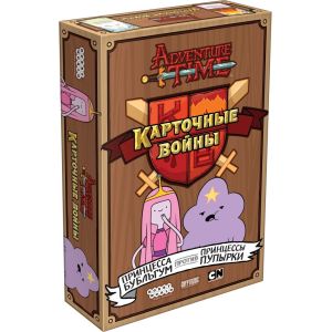 Настольная игра Время приключений: Карточные войны. Принцесса Бубильгум против Принцессы Пузырьки