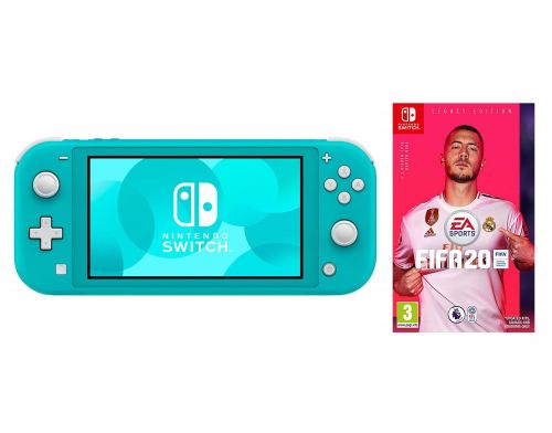 Фото №1 - Nintendo Switch Lite Turquoise + FIFA 20 (Гарантия 18 месяцев)