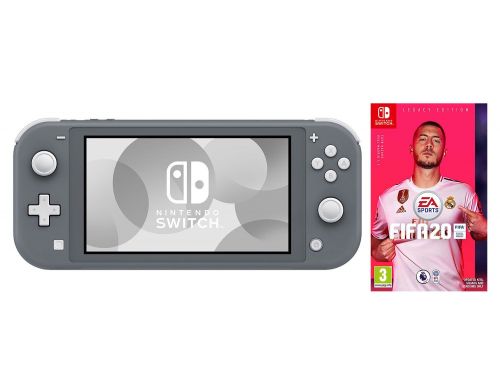 Фото №1 - Nintendo Switch Lite Gray + FIFA 20 (Гарантия 18 месяцев)