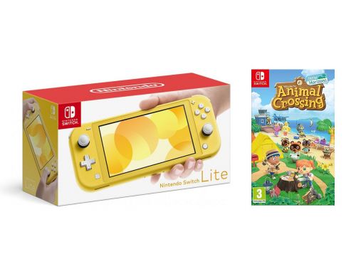 Фото №1 - Nintendo Switch Lite Yellow (Гарантия 18 месяцев) + Animal Crossing: New Horizons