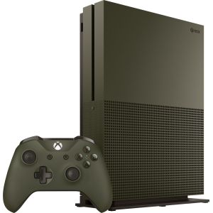 Xbox One S (1 Tb) Battlefield 1 Special Edition Console Bundle - Military Green Б.У. (Без коробки) + 19 игр