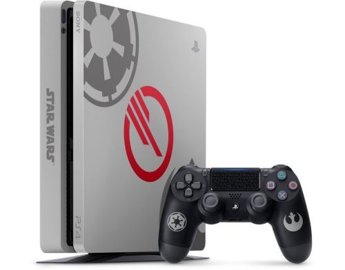 Фото №1 - Приставка Sony Playstation 4 Slim 1TB Limited Edition Star Wars Battlefront II Elite Trooper Deluxe Edition Б.У. БЕЗ игры (Гарантия)