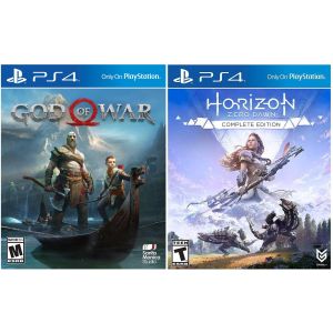 Игра Horizon Zero Dawn-Complete Edition + God of War 4 PS4 ( ваучер на скачивание игр) Английская версия