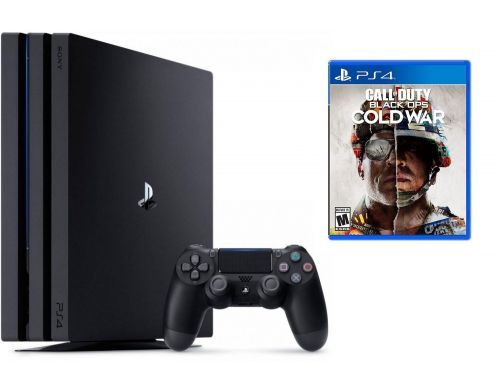 Фото №1 - Sony PlayStation 4 PRO 1TB Black  + Call of Duty Black Ops Cold War (Гарантия 18 месяцев)