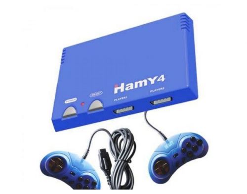 Фото №1 - Игровая приставка Hamy 4 двухсистемная 8-16 бит синяя