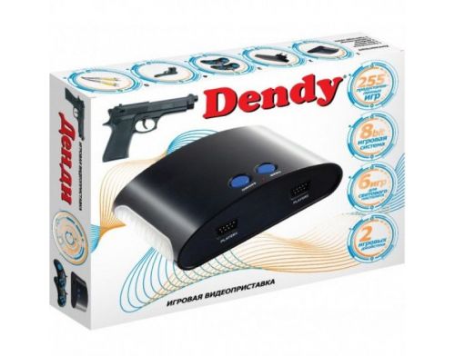 Фото №1 - Игровая приставка Dendy Х 255 игр+ пистолет-автомат