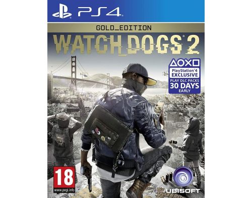 Фото №1 - Watch Dogs 2 - Gold Edition  PS4  русская версия Б/У