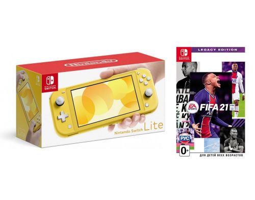 Фото №1 - Nintendo Switch Lite Yellow + FIFA 21 (Гарантия 18 месяцев)
