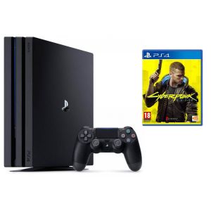 Sony PlayStation 4 PRO 1TB Black + Cyberpunk 2077 (Гарантия 18 месяцев)