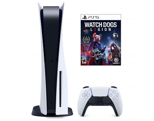 Фото №1 - Sony Playstation 5 White 1 Tb + Watch Dogs: Legion (русская версия)
