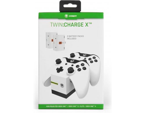 Фото №1 - XBOX ONE SNAKEBYTE TWIN: CHARGE X White