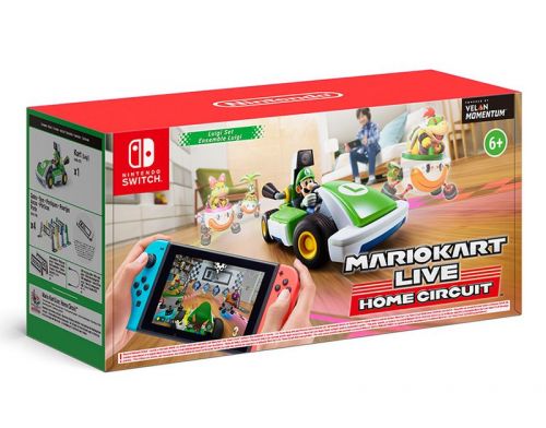 Фото №1 - Гоночный набор Mario Kart Live – Home Circuit. Набор Luigi (Nintendo Switch)