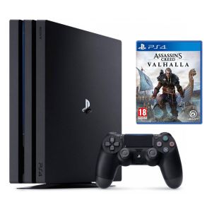 Sony PlayStation 4 PRO 1TB Black + Assassin’s Creed Valhalla PS4 русская версия (Гарантия 18 месяцев)
