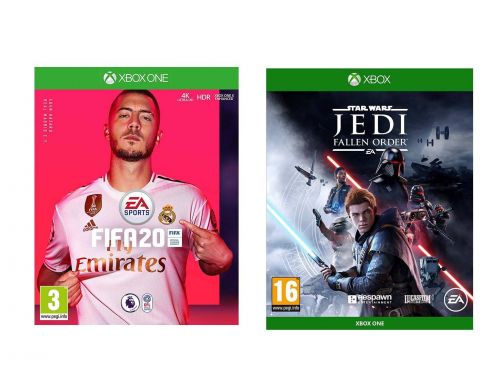 Фото №1 - Набор 2 в 1: FIFA 20 + Star Wars Jedi Fallen Order Xbox ONE русские версии