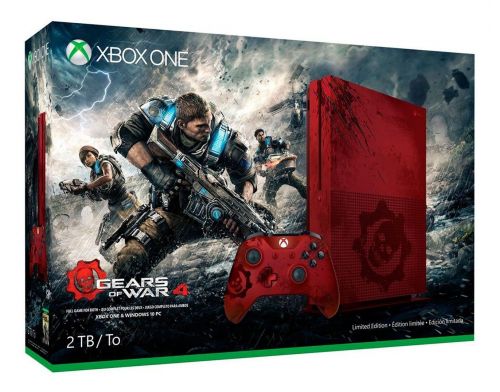 Фото №1 - Xbox ONE S 2TB Gears Of War Limited Edition Б.У. (Гарантия)