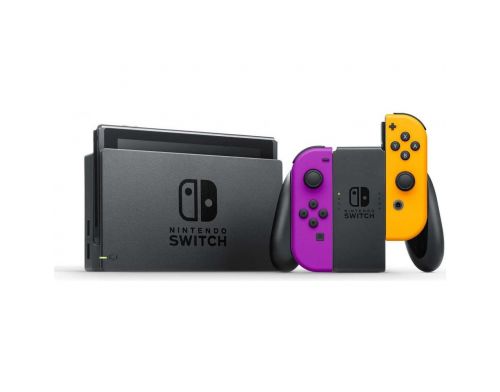 Фото №3 - Nintendo Switch Neon Purple/Orange Обновлённая версия (Гарантия 18 месяцев)