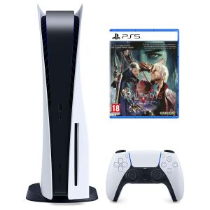 Sony PlayStation 5 White 825 Gb (Гарантия 18 месяцев) + Devil May Cry 5 Special Edition PS5