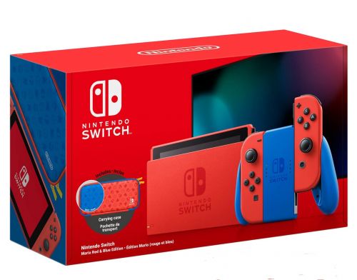 Фото №1 - Nintendo Switch Mario Red & Blue Edition + Оригинальный чехол