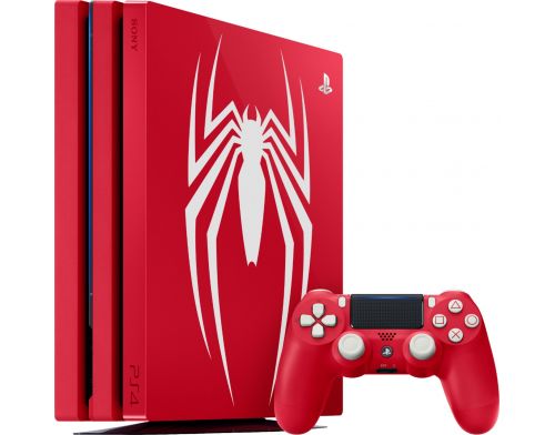 Фото №1 - Sony PlayStation 4 Pro 1TB Limited Edition Marvel's Spider-Man Console Bundle - Amazing Red Б.У. (Гарантия)