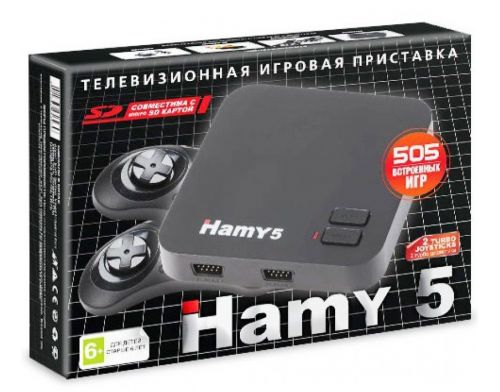 Фото №1 - Игровая приставка двухсистемная 8-16 бит Hamy 5 + Кабель HDMI